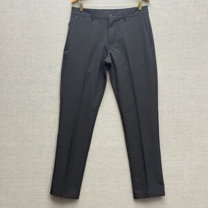 Banana Republic Men's Black Flat Front Dress Chino Pants Size 32x32